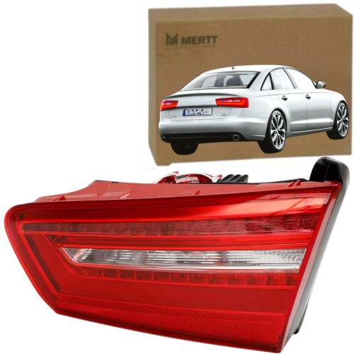 audi a6 c7 sedan 2011-2014 lampa tylna prawa wewnętrzna w klapę bagażnika