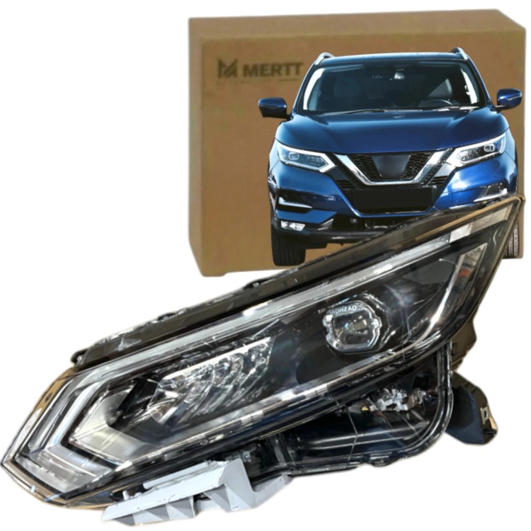 REFLEKTOR LAMPA PRZEDNIA LEWA PRAWA NISSAN QASHQAI 2 J11 2017-2021 KOMPLET