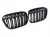 Nerki grill atrapa zderzaka BMW X1 F48 czarny połysk 2015-2019