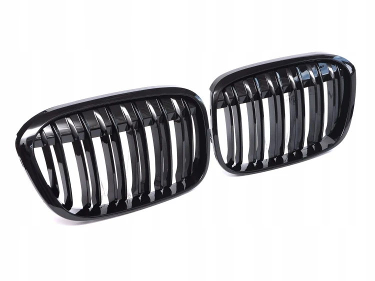 Nerki grill atrapa zderzaka BMW X1 F48 czarny połysk 2015-2019