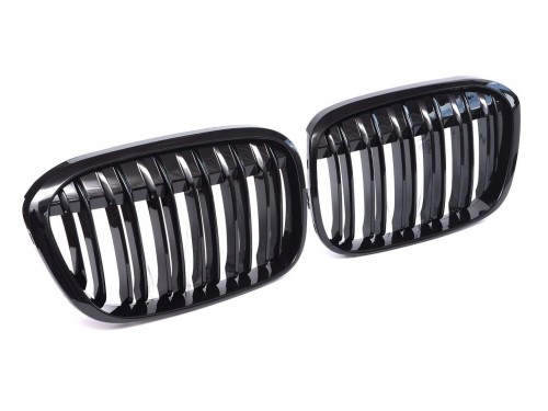Atrapa Nerki Grill BMW X1 F48 15-19 M-PAKIET Czarny połysk