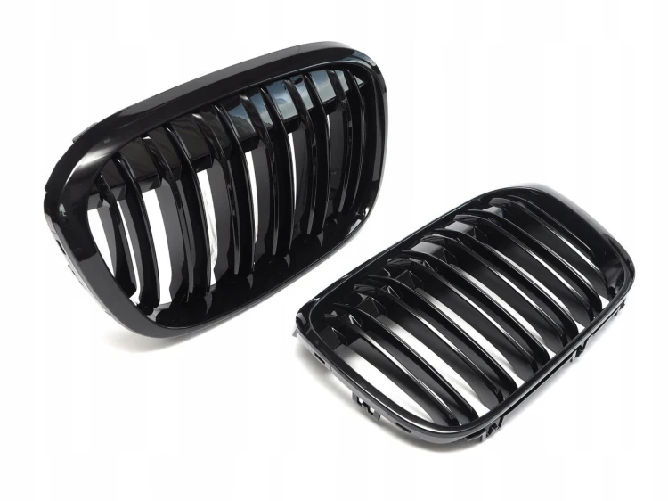 Atrapa Nerki Grill BMW X1 F48 15-19 M-PAKIET Czarny połysk