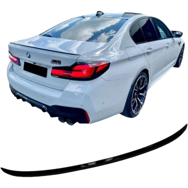 BMW G30 17- Spoiler Lotka CS Czarny Połysk Spojler Dokładka na Klapę M5