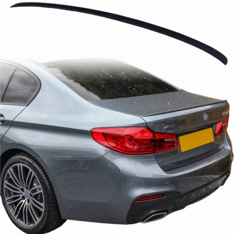 Spoiler Lotka BMW G30 CS Look Czarny Połysk Spojler Dokładka na Klapę M5