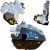 AUDI A3 8P A4 B7 A6 C6 A8 Zamek drzwi siłownik PRAWY PRZÓD 8E1837016AA