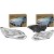 FORD FOCUS 2011-2014 REFLEKTOR LAMPA PRZEDNIA LEWA PRAWA SILVER SREBRNY