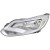 FORD FOCUS 2011-2014 REFLEKTOR LAMPA PRZEDNIA LEWA PRAWA SILVER SREBRNY