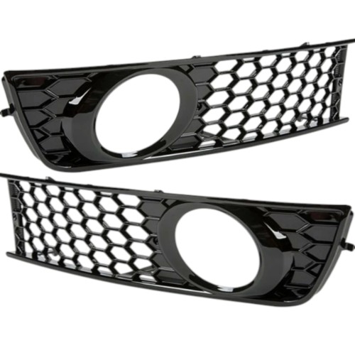 Audi A4 B6 2000-2004 Kratki atrapy zaślepki Zderzaka PLASTER MIODU RS LOOK