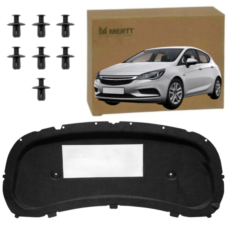 wyciszenie podbitka mata pokrywy silnika + SPINKI OPEL ASTRA K 2015-2019