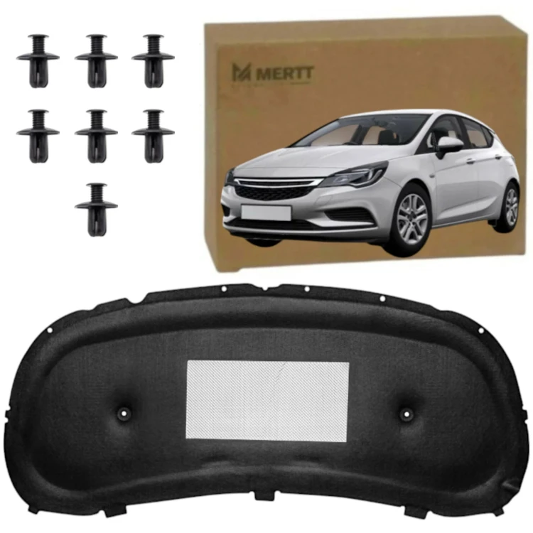 wyciszenie podbitka mata pokrywy silnika + SPINKI OPEL ASTRA K 2015-2019