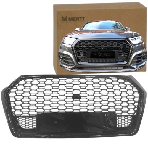 ATRAPA CHŁODNICY ZDERZAKA GRILL RS LOOK CZARNA BLACK AUDI Q5 80A 2016-2020