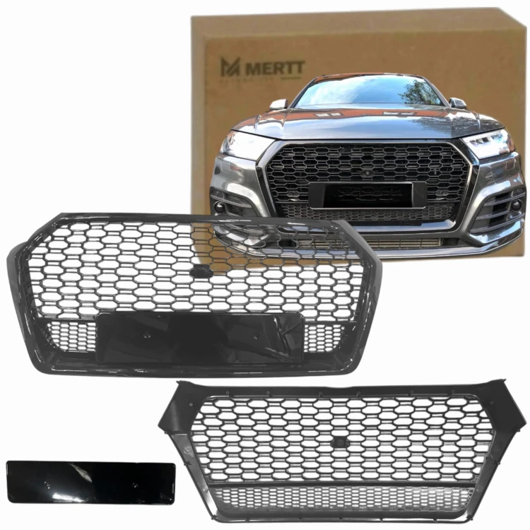 AUDI Q5 80A 2016-2020 ATRAPA CHŁODNICY ZDERZAKA GRILL RS LOOK CZARNA BLACK