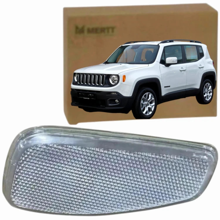 ODBLASK LEWY NA BŁOTNIKU BIAŁY 53390026 JEEP RENEGADE 2014-2018