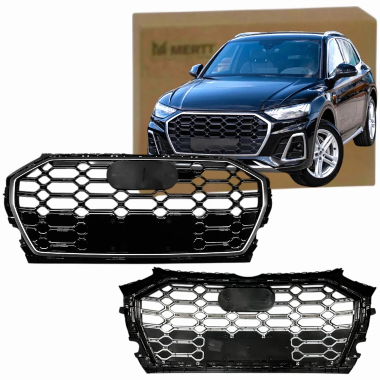 AUDI Q5 80A 2020+ LCI LIFT SREBRNY ATRAPA KRATKA CHŁODNICY GRILL S-LINE
