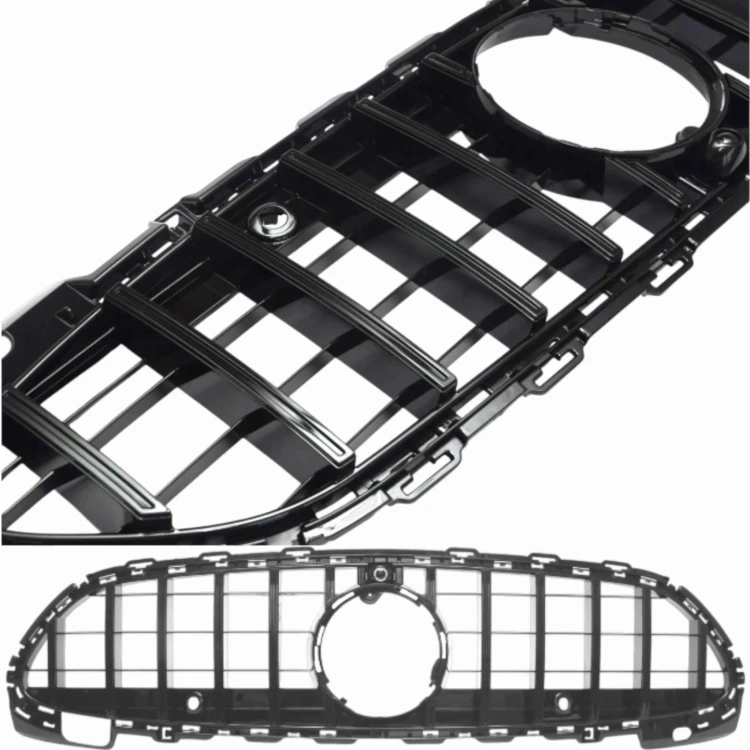 Mercedes Klasa C W206 S206 20+ AMG Grill atrapa zderzaka czarny połysk