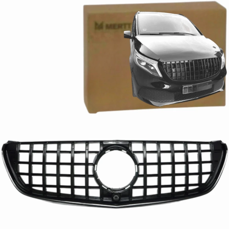 Grill atrapa zderzaka Mercedes V-Klasa W447 PANAMERICANA 14-19 czarny AMG