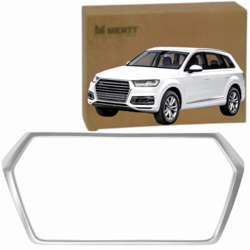 AUDI Q7 II 4M0 2015-2019 CHROM GRILLA ramka satyna przed liftem 4M0853651