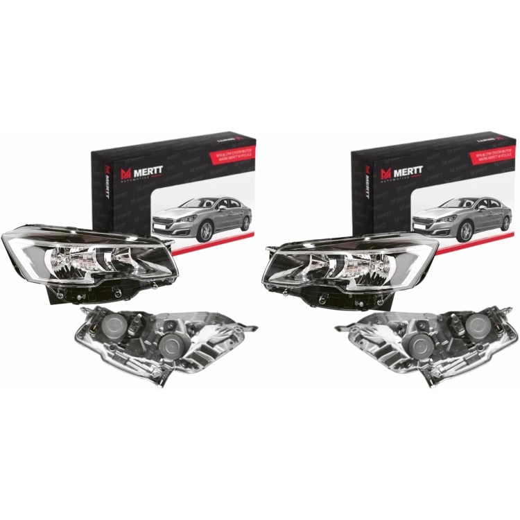 LAMPY REFLEKTORY PRZÓD KOMPLET PEUGEOT 508 I 2014-2019 9809087180