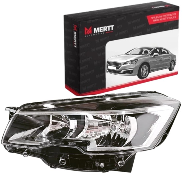 LAMPY REFLEKTORY PRZÓD KOMPLET PEUGEOT 508 I 2014-2019 9809087180