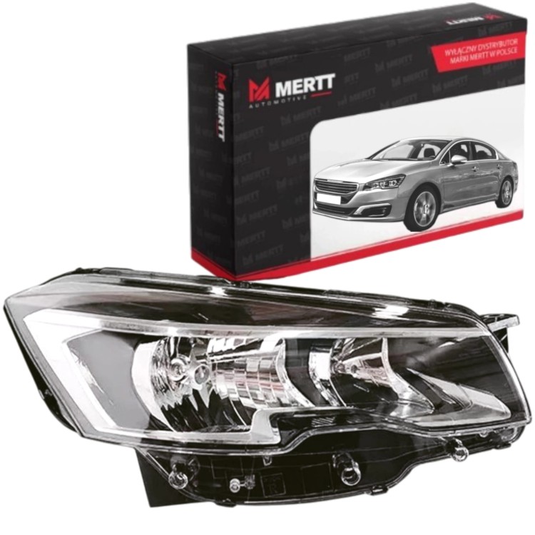 LAMPY REFLEKTORY PRZÓD KOMPLET PEUGEOT 508 I 2014-2019 9809087180