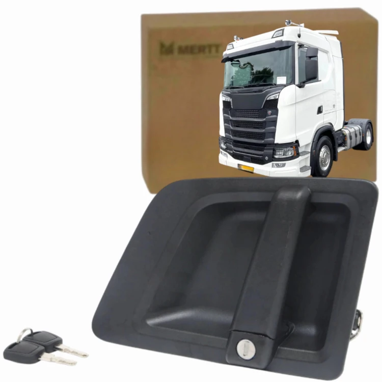 SCANIA S KLAMKA zewnętrzna przednia LEWA + WKŁAD ZAMKA 2559129