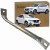BMW X5 F15 X6 F16 POPRZECZKA LEWA wspornik rurka V wzmocnienie pasa 7308057