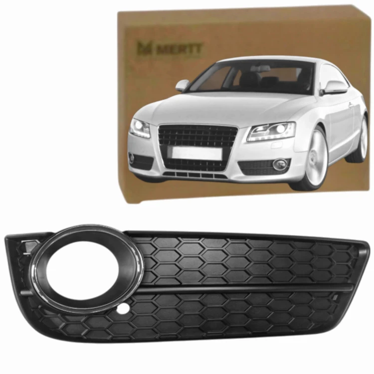 KRATKA PRAWA atrapa zderzaka CHROM DEKOR zaślepka AUDI A5 8T0 2007-2011
