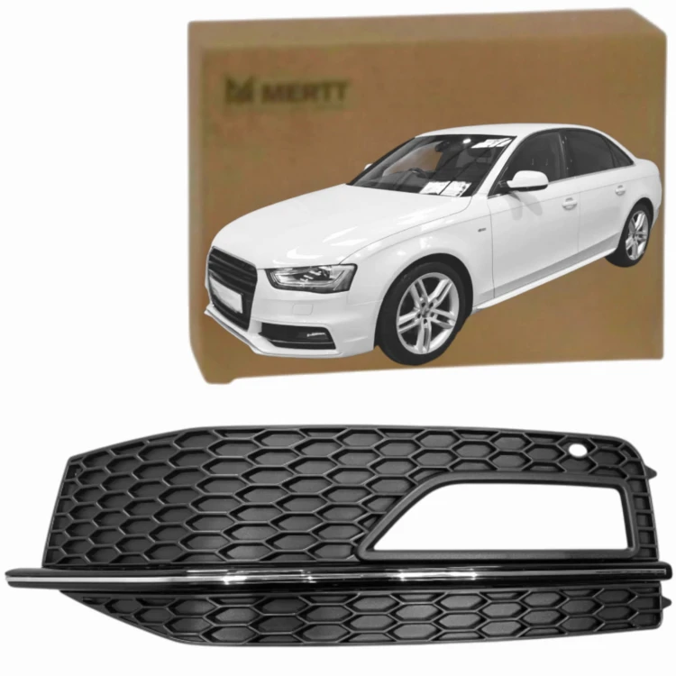 ATRAPA KRATKA HALOGENU ramka zderzaka LEWA S LINE S-Line AUDI A4 B8 11-15