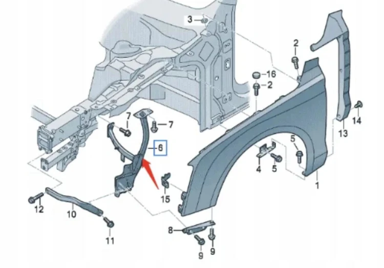 audi A8 D4 WSPORNIK BŁOTNIKA wzmocnienie pająk LEWY 4H0821135E