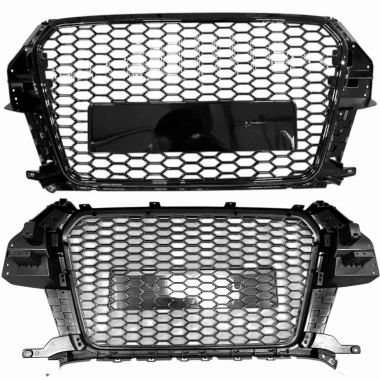 AUDI Q3 2012-2015 RS LOOK ATRAPA KRATKA CHŁODNICY GRILL S-LINE BLACK CZARNA