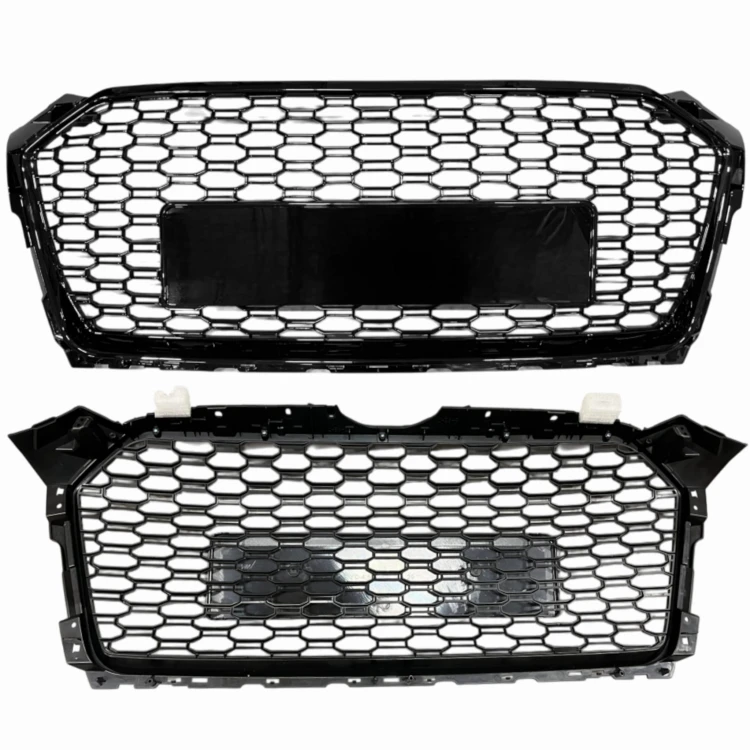 AUDI A5 2016-2020 ATRAPA CHŁODNICY GRILL RS LOOK PRZÓD CZARNA PLASTER MIODU