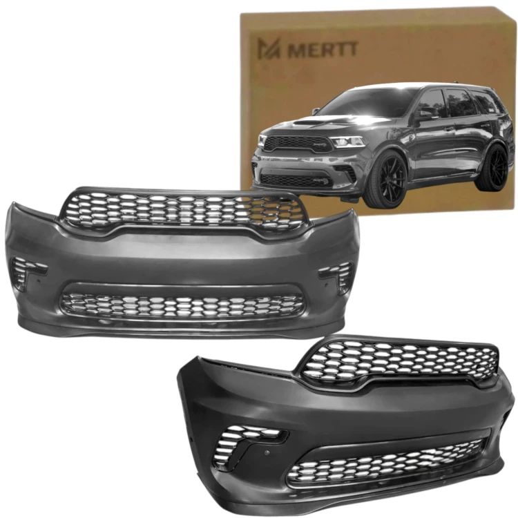 KOMPLETNY ZDERZAK PRZEDNI ATRAPY GRILL BLACK DODGE DURANG SRT 2021-2023