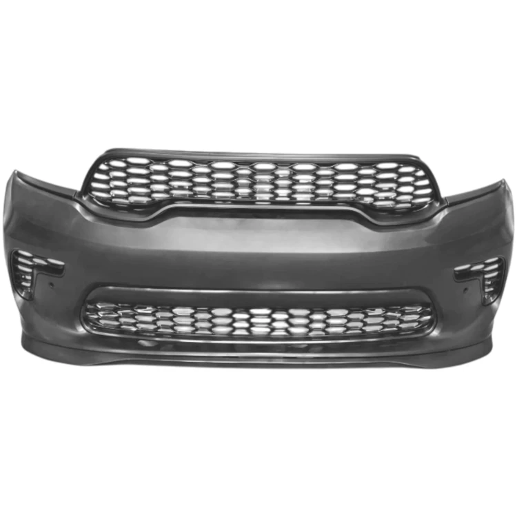 KOMPLETNY ZDERZAK PRZEDNI ATRAPY GRILL BLACK DODGE DURANG SRT 2021-2023