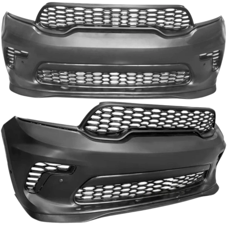 KOMPLETNY ZDERZAK PRZEDNI ATRAPY GRILL BLACK DODGE DURANG SRT 2021-2023