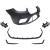 CHRYSLER PACIFICA 2021- KOMPLETNY ZDERZAK przód ATRAPY GRILL halogen BLACK