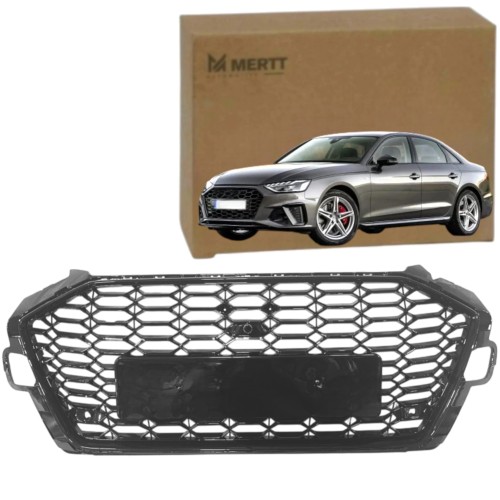 AUDI A4 B9 2019-2022 ATRAPA CHŁODNICY ZDERZAKA GRILL RS LOOK BLACK