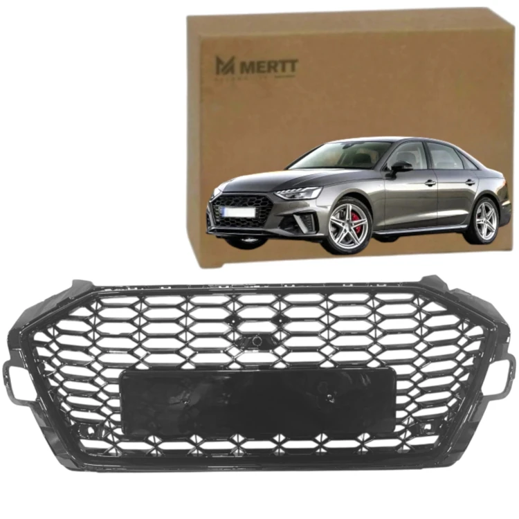 AUDI A4 B9 2019-2022 ATRAPA CHŁODNICY ZDERZAKA GRILL RS LOOK BLACK