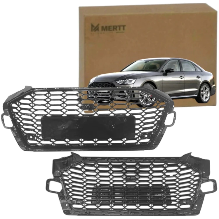 AUDI A4 B9 2019-2022 ATRAPA CHŁODNICY ZDERZAKA GRILL RS LOOK BLACK