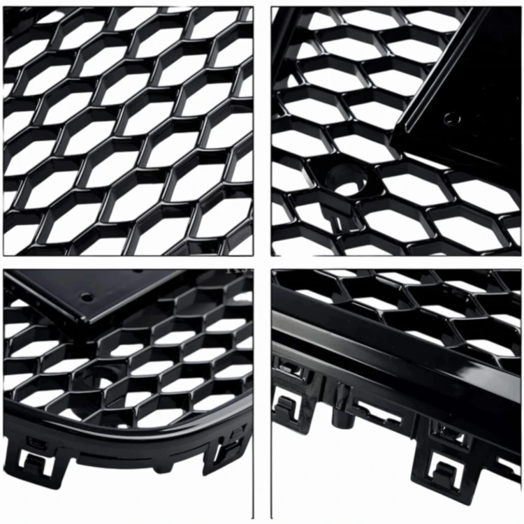 GRILL ATRAPA CHŁODNICY ZDERZAKA PRZÓD AUDI A6 C7 2012-2015 RS LOOK CZARNY