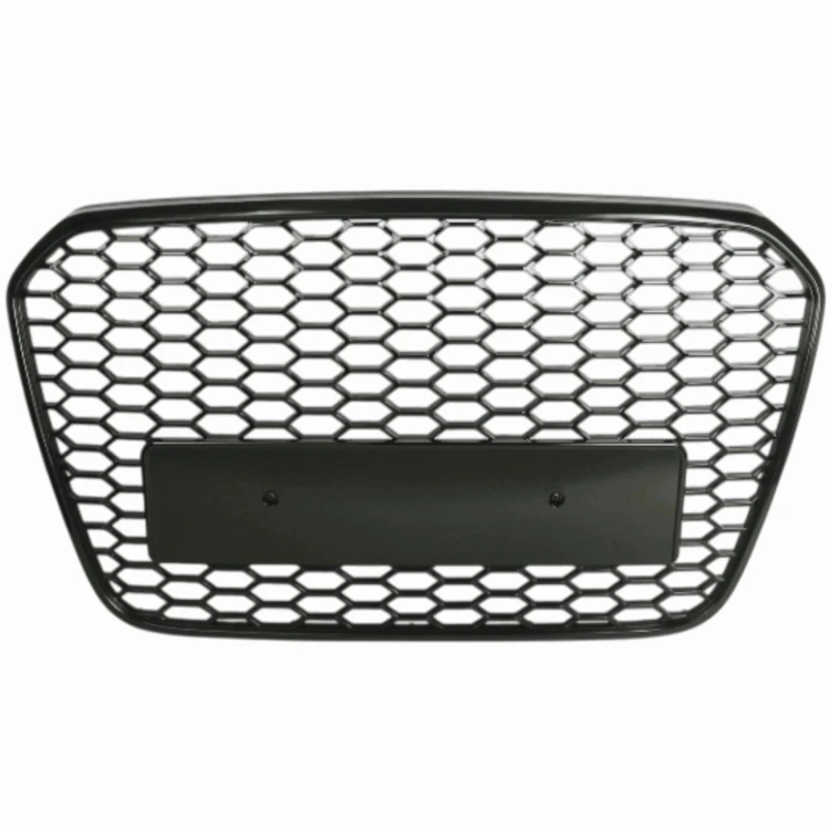 GRILL ATRAPA CHŁODNICY ZDERZAKA PRZÓD AUDI A6 C7 2012-2015 RS LOOK CZARNY