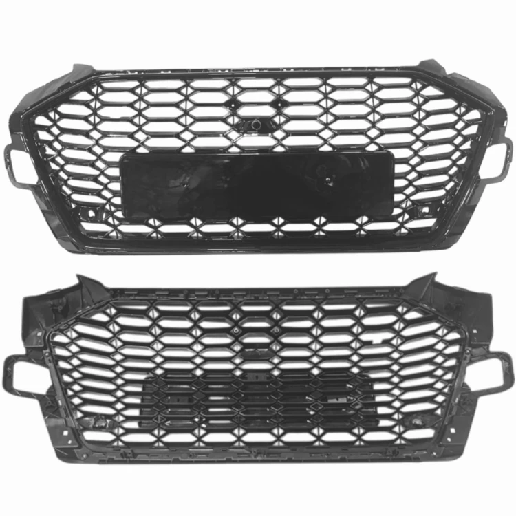 ATRAPA CHŁODNICY ZDERZAKA GRILL AUDI A4 B9 2019-2022 RS LOOK BLACK