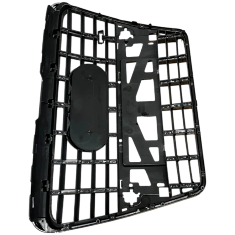 ATRAPA CHŁODNICY GRILL KRATKA CZARNY POŁYSK RAMA CHROM AUDI A6 C6 2004-2011
