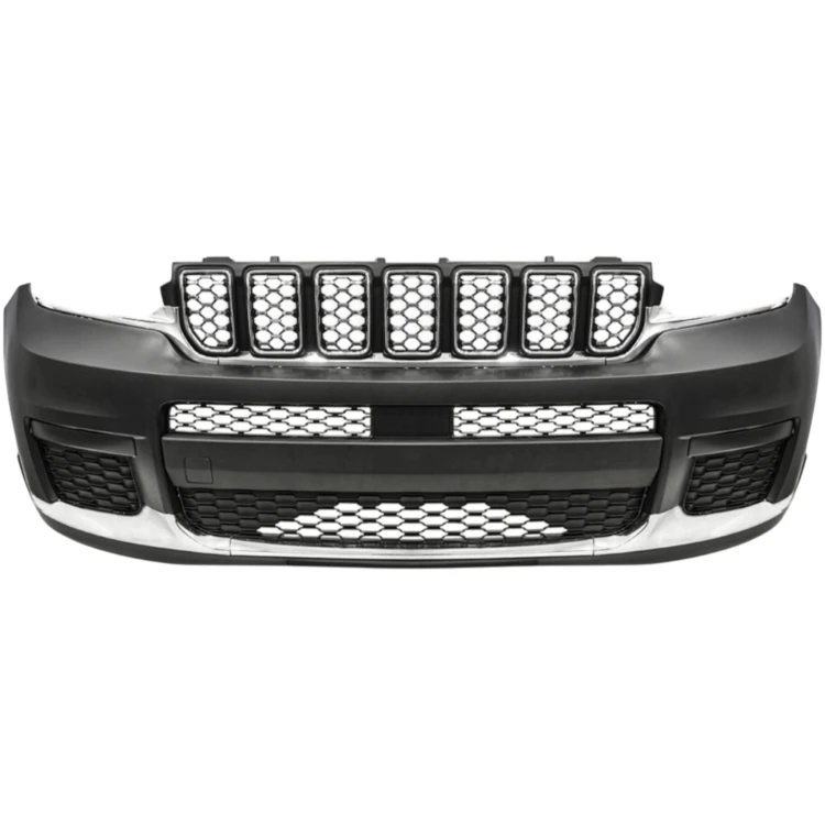 ZDERZAK KOMPLETNY PRZEDNI ATRAPY KRATKI CHROM JEEP GRAND CHEROKEE WL 2021+