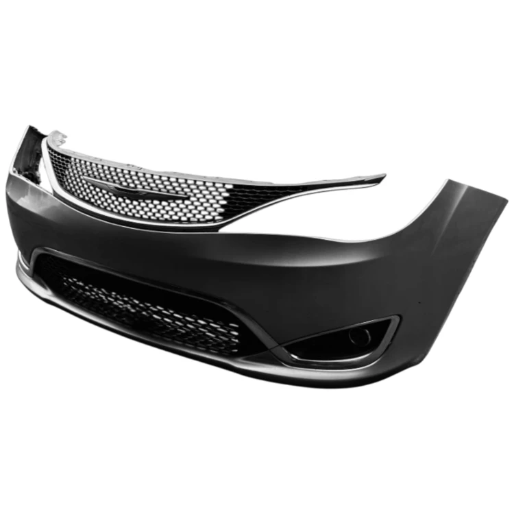 KOMPLETNY ZDERZAK PRZEDNI ATRAPY GRILL CHROM CHRYSLER PACIFICA 2017-2021
