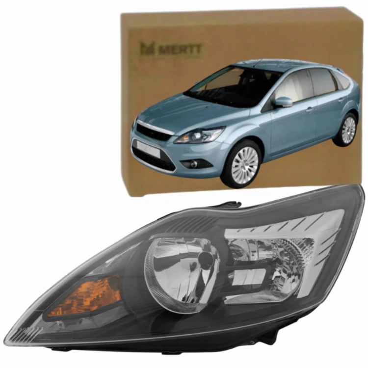 Reflektor Lampa PRZEDNIA czarna FORD FOCUS II mk2 Lift 2008- 8M5113W030