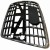 AUDI A6 C6 2004-2011 ATRAPA CHŁODNICY GRILL KRATKA CZARNY POŁYSK RAMA CHROM