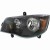 REFLEKTOR LAMPA PRZÓD CZARNY LEWY 68206501AA DODGE GRAND CARAVAN 2008-2016