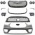 CHRYSLER PACIFICA 2021- KOMPLETNY ZDERZAK PRZEDNI ATRAPY GRILL BLACK CZARNY