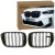 BMW X3 G01 X4 G02 Atrapa Nerki Grill chłodnicy przedni Czarny Połysk 2szt