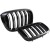 BMW X3 G01 X4 G02 Atrapa Nerki Grill chłodnicy przedni Czarny Połysk 2szt